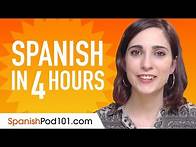 Video thumbnail for Learn Spanish in 4 Hours - ALL the Spanish Basics You Need