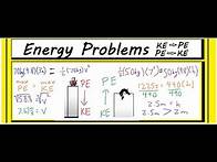 Video thumbnail for How to Solve an Energy Problem (PE ➡KE & KE ➡PE)