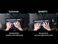 Video thumbnail for QWERTY vs Colemak Comparison