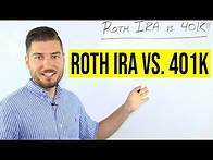 Video thumbnail for Roth IRA vs 401k (2021)