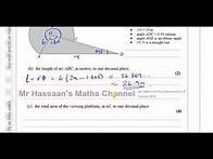 Video thumbnail for WMA11/01 (Edexcel) IAL P1 January 2021 IAL Q5 Radian Measure, Trigonometry