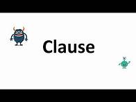 Video thumbnail for Clause
