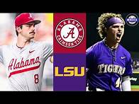 Video thumbnail for #15 Alabama vs #9 LSU (G1) | 2025 College Baseball Highlights