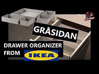Video thumbnail for Boxes for organizing your drawers - GRÅSIDAN from IKEA