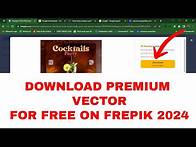 Video thumbnail for How to download a Premium Vector from Freepik for free | No Premium Account Subscription required