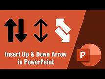 Video thumbnail for How to insert up & Down Arrow symbol in POWERPOINT
