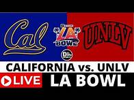 Video thumbnail for CALIFORNIA vs UNLV LIVE HD 🏈 NCAAF 2024 | LA Bowl Game Score Play-by-Play Dec 18,2024