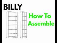 Video thumbnail for IKEA BILLY Assembly, Corner BILLY Bookcase