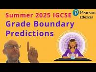 Video thumbnail for 📉 Edexcel IGCSE Maths Grade Boundaries 2025 – Higher Paper Predictions!