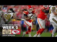 Video thumbnail for New Orleans Saints vs. Kansas City Chiefs Game Highlights | NFL 2024 Week 5