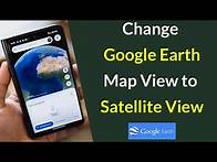 Video thumbnail for How to Change Google Earth Map View to Satellite View?