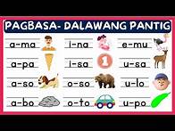 Video thumbnail for PAGBASA NG MGA SALITANG MAY DALAWANG PANTIG / PART 1
