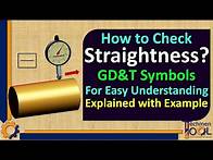 Video thumbnail for How to check Straightness? | GD&T Symbols | for Beginners | Explained with Example