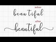 Video thumbnail for How to Add Flourishes and Glyphs to Fonts in Cricut Design Space on Macbook