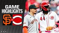 Video thumbnail for Giants vs. Reds Highlights