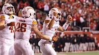 Video thumbnail for Big 12 Conference football tiebreakers: How Iowa State can make the league title game