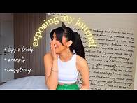Video thumbnail for how to journal: tips for beginners, manifesting, self-growth, ideas + EXPOSING my own journal.