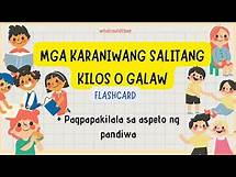 Video thumbnail for Pandiwa | Flashcards - Salitang Kilos | Aspeto ng pandiwa | Pang-abay na pamanahon