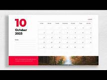 Video thumbnail for 2025 Monthly Calendar PowerPoint Template Free Download by mslides Widescreen