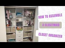 Video thumbnail for How to Assemble a ClosetMaid Closet Organizer from Lowe's!
