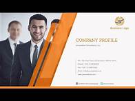 Video thumbnail for Company Profile PowerPoint Template - Design a professional company profile ppt presentation