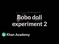 Video thumbnail for Observational learning: Bobo doll experiment and social cognitive theory | MCAT | Khan Academy