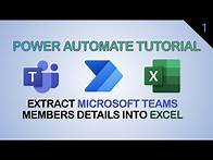 Video thumbnail for Automate Microsoft Teams Members Lists Generation with Power Automate. No Coding Required.