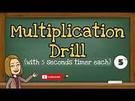 Video thumbnail for MULTIPLICATION DRILL | MATH | Teacher Lee YT