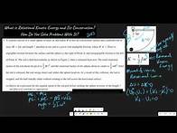 Video thumbnail for AP Physics C Mechanics (+AP Phys 1) How to Solve Conservation of Rotational Kinetic Energy Problems