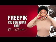 Video thumbnail for How to DOWNLOAD FREEPIK Premium PSD files and Mockups for Free | Free Download