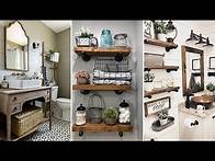 Video thumbnail for ❤DIY Rustic Farmhouse style bathroom decor Ideas❤ | Home decor & Interior design| Flamingo Mango