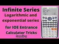 Video thumbnail for Infinite series using calculator | For IOE Entrance | Calculator Tricks