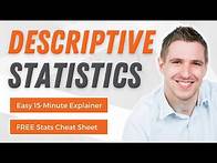 Video thumbnail for Descriptive Statistics: FULL Tutorial - Mean, Median, Mode, Variance & SD (With Examples)
