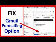 Video thumbnail for Fix: Gmail formatting options not showing - Gmail buttons not showing - Gmail toolbar missing