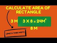 Video thumbnail for Area of a rectangle / How to Calculate Area of a Rectangle?