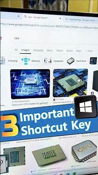 Video thumbnail for 🔥😎 Most important Windows shortcut key 👉3 important shortcut keys #shorts #ytshorts #computer