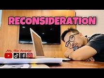 Video thumbnail for MOTION FOR RECONSIDERATION #180