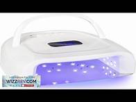 Video thumbnail for Cordless UV LED Nail Lamp 60W Rechargeable Nail Dryer Nail Polish Curing Review