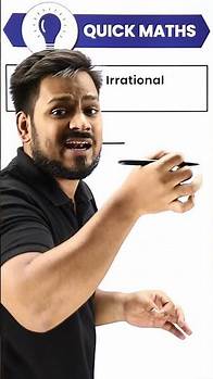 Video thumbnail for What are Irrational Numbers? 🤔 | Quick Maths #mathtricks #magnetbrains