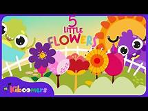 Video thumbnail for Five Little Flowers - THE KIBOOMERS Preschool Songs - Counting to 5