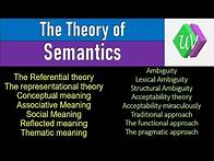 Video thumbnail for Semantic Theories / ALL IN ONE / The Theories of Semantics