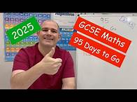 Video thumbnail for GCSE Maths 2025 Revision - 95 Days To Go - Corbettmaths