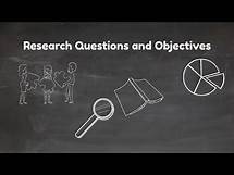 Video thumbnail for Understanding Research Questions and Objectives [Video-2]