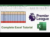 Video thumbnail for How to Create a Sports League Table | Beginner Excel Tutorial