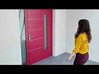 Video thumbnail for DOMADECO LIM - Modern and Minimalistic Design Aluminum Front door #frontdoor #aluminiumdoor