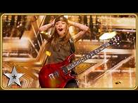 Video thumbnail for GOLDEN BUZZER winner Olly Pearson rocks with QUEEN guitar solo! | Auditions | BGT 2025