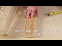 Video thumbnail for How To Understand Lumber Sizing