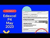 Video thumbnail for Edexcel IAL P4 June 2023 Exam Paper