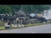 Video thumbnail for 10 dead after 18-car crash on Alabama highway