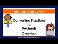 Video thumbnail for 6th Grade Math - Converting Fractions to Decimals (3 Strategies)